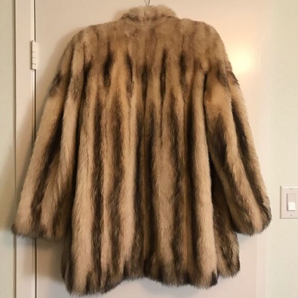 Neiman Marcus Sorbara Fitch Fur Coat - Picture 5 of 9